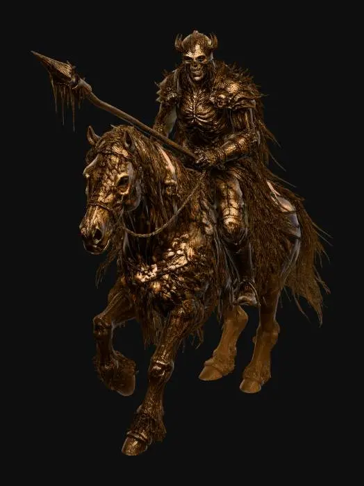 3D model for Dread Rider of the Ashen Wastes