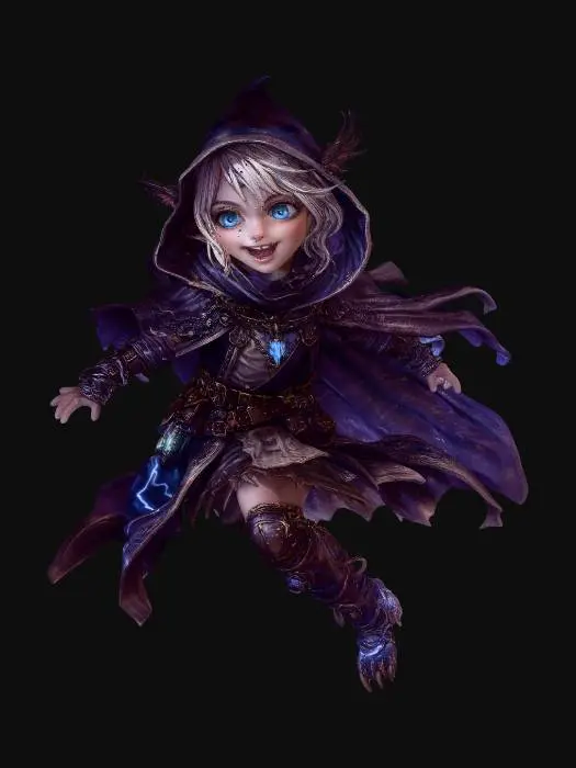 3D model for Tessa the storm child