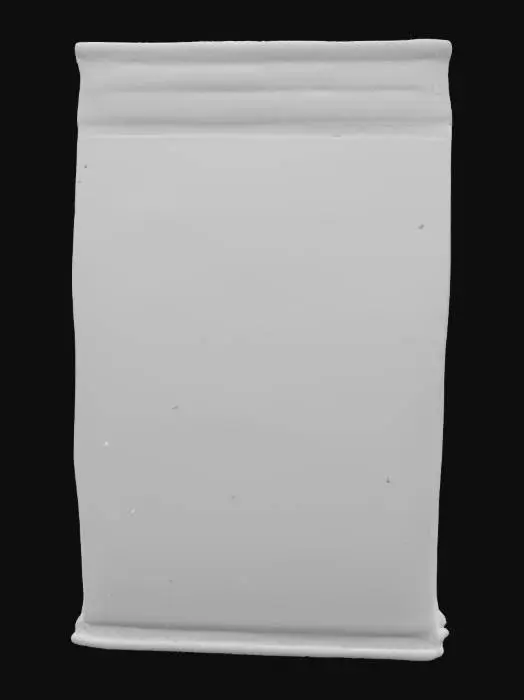 3D model for A 3D seed packet game asset, rectangular with slightly worn edges, made of thick paper with a burlap texture, featuring vibrant green and brown color tones. The packet has a printed label with a stylized seed illustration and bold text reading 'Mystic Seeds.' The art style is semi-realistic, optimized for game engines like Unity, with clean geometry, 4K resolution textures, and subtle dirt stains for a rustic look. The packet is closed with a folded top, standing upright, ready for use in a farming or adventure game, plain background