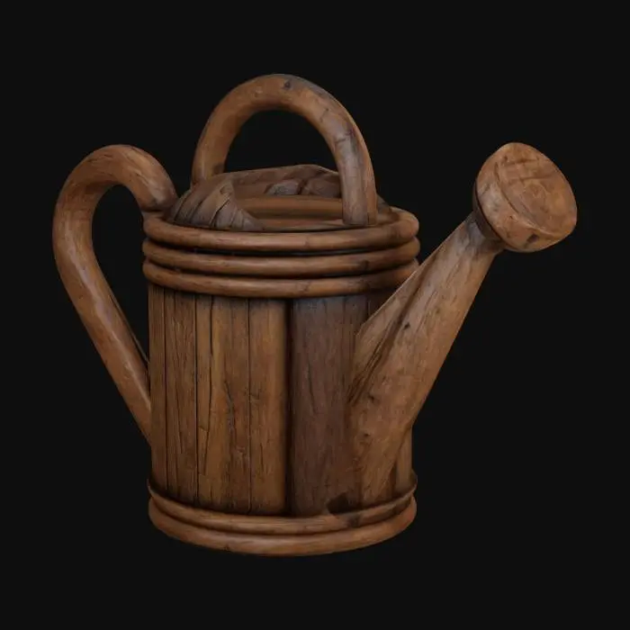 3D model for MainWoodenWateringCan