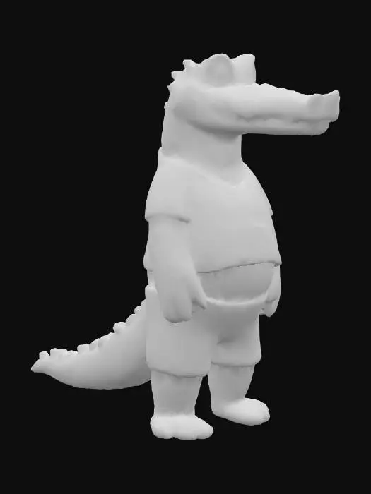 3D model for Crocodile Casual