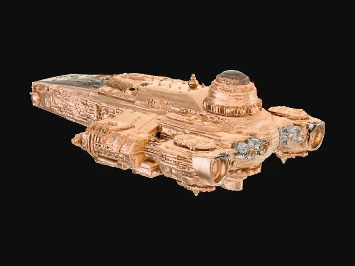 3D model for Star Cruiser Midnight