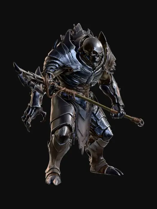 3D model for #Halloween2025#,Dusk Warlord