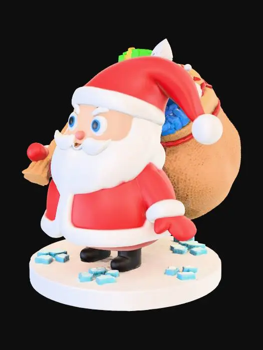 3D model for Santa's Gift Delivery