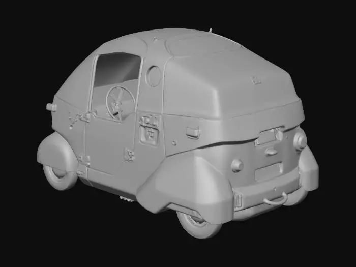 3D model for Futuristic Trike