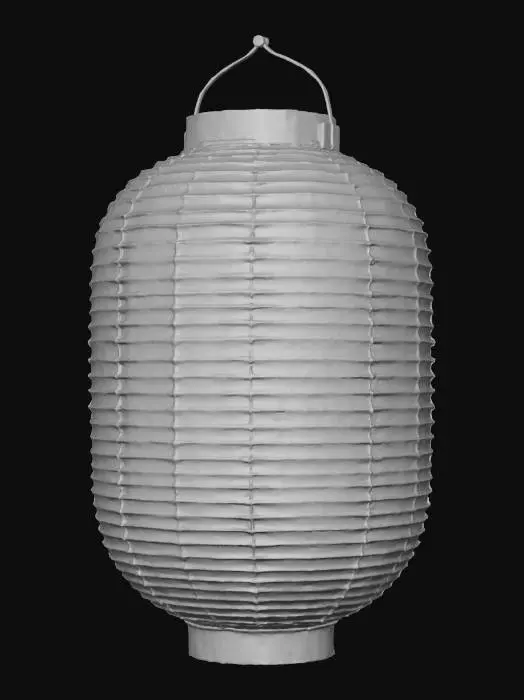 3D model for Paper Lantern with Kanji