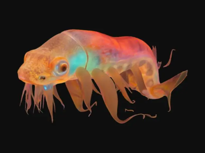 3D model for illuminating jelly eel, glowing, semi-transparent, stunning details, dangerous, clean details highly detailed, ultra realistic, #bioluminescent#