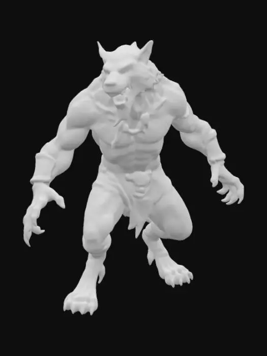 3D model for Lupine Warrior