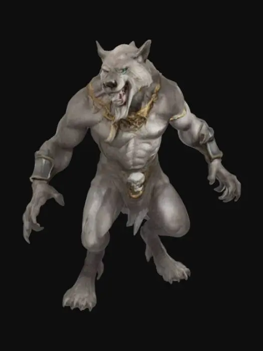 3D model for Lupine Warrior