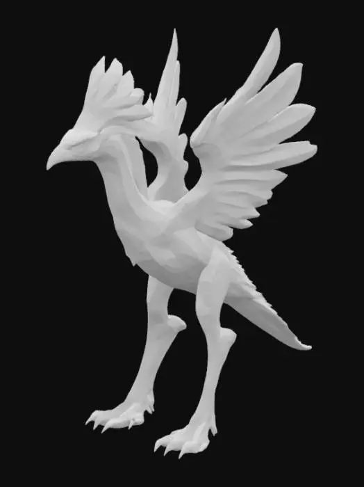 3D model for Real, sky-beast, large wings, 4 legs, not dragon