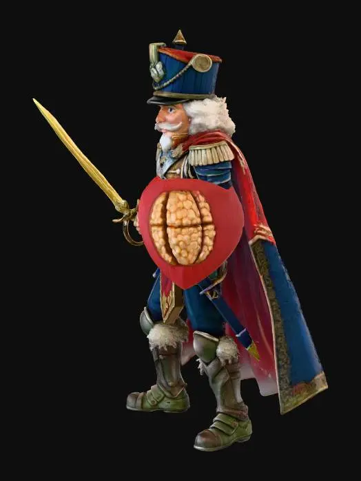 3D model for Nutcracker Warrior, #Christmas2025#
