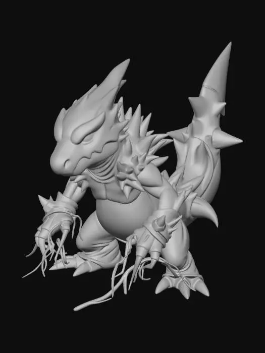 3D model for Emerald Spine Drake