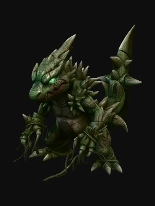 3D model for Emerald Spine Drake