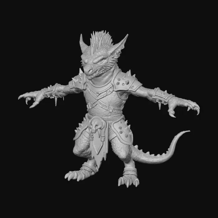 3D model for Goblin Warrior