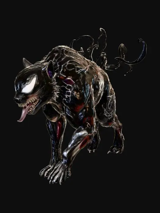 3D model for Symbiote Wolf Unleashed