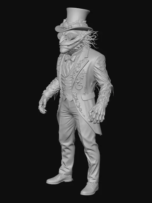 3D model for Clockwork Ghoul Gentleman