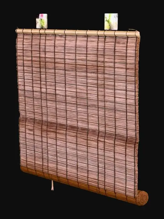 3D model for Bamboo Roll-Up Window Shade