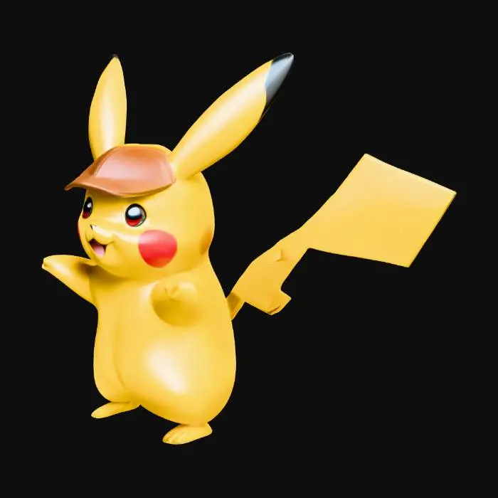 3D model for Pikachu mini