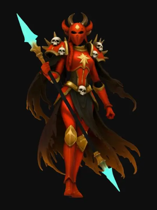 3D model for Warrior of the Abyss