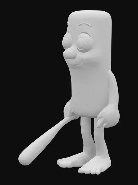 3D model for Tung Tung Tung Sahur