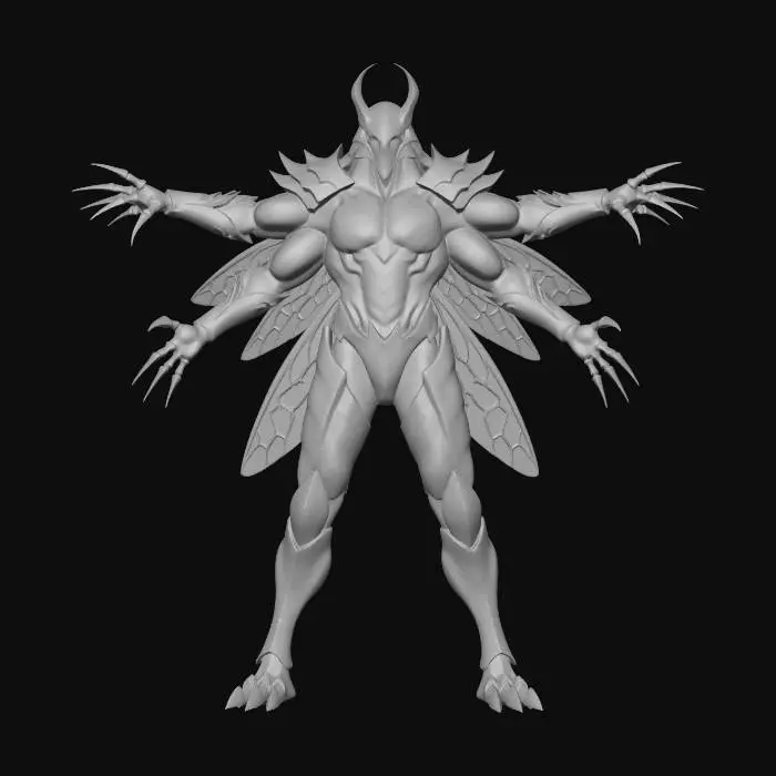 3D model for Crystalwing Sentinel