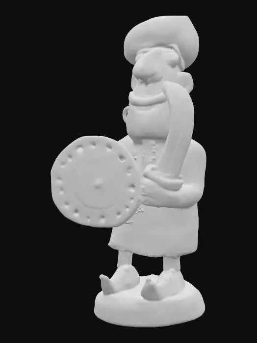 3D model for Warrior Figurine