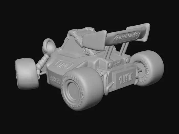 3D model for F Type The Nintendo Race Kart