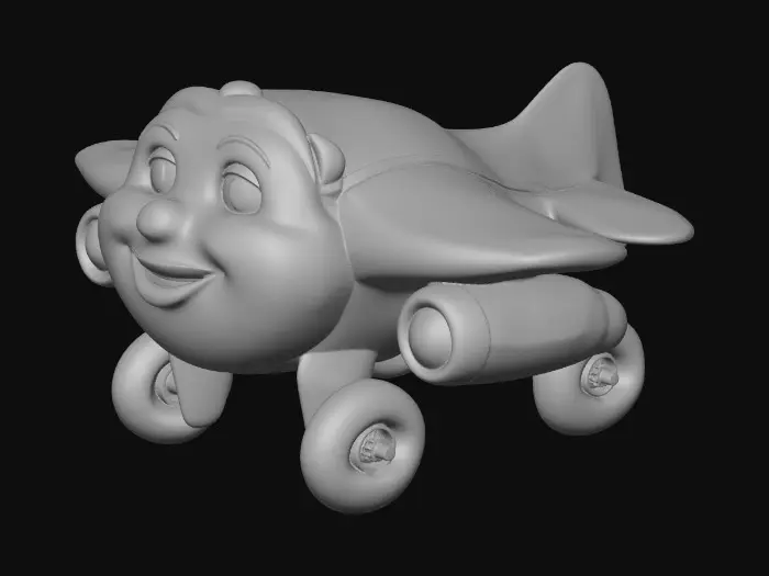 3D model for Jay-Jay the Jet Plane