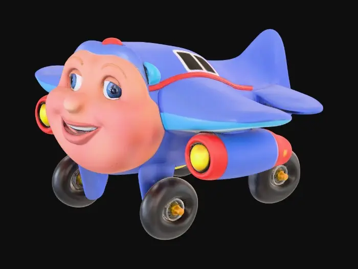 3D model for Jay-Jay the Jet Plane