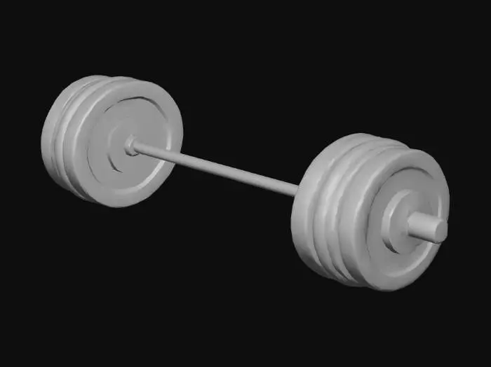 3D model for bilanciere olimpionico