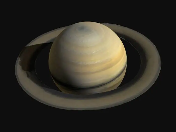 3D model for 创建一颗高精度3D土星模型，要求行星本体与星环均采用无缝无阴影贴图。
核心参数：

材质

气态表面需呈现柔和的淡黄色渐变，叠加半透明氨冰晶云层纹理（禁用纯黑或深色阴影）

星环使用多层PBR材质：
▸ 主环：5000万+冰岩碎片，每片独立反射率0.65
▸ 间隙：透光率88%的弥散星尘粒子

光照方案

三向HDRI太阳光（色温5500K）

行星自发光强度2.3流明（模拟大气散射）

禁用光线追踪硬阴影，改用光子映射软衰减

拓扑结构

极地六边形风暴采用涡旋细分曲面（最小曲率半径≥80km）

赤道云带实施流体动力学波纹（波长37-42km区间）

技术限制

AO贴图强度锁定≤5%

漫反射/高光通道禁用#000000-#0F0F0F色域

法线贴图凹凸高度限制在0.02-0.15nm

输出格式要求Cycles渲染器兼容的EXR-16位线性空间文件，最终呈现应展现土星在星际介质中的自然辉光，同时确保所有区域亮度值≥15尼特。