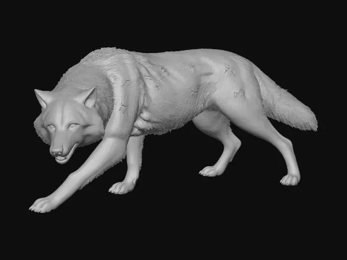 3D model for Lunar Wolf