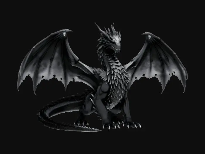 3D model for Shadow Drake