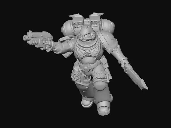 3D model for Blue Ultramarine Assault