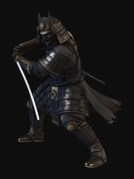 3D model for Samurai Stance