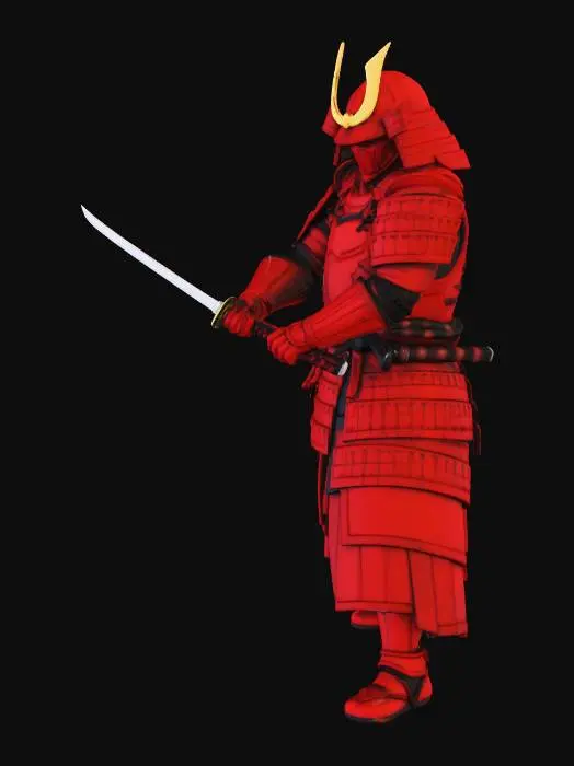 3D model for Crimson Warrior