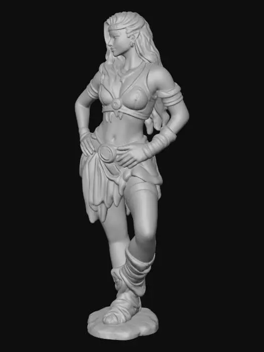 3D model for Warrior Elegance