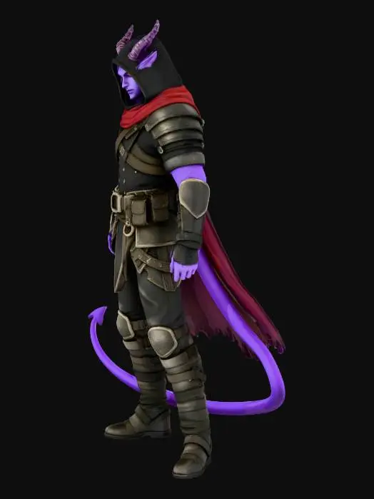 3D model for Nightshade Warrior