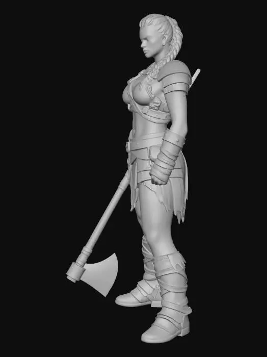 3D model for Warrior of the Wilds