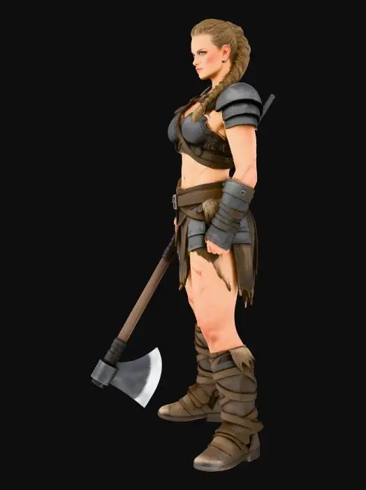 3D model for Warrior of the Wilds