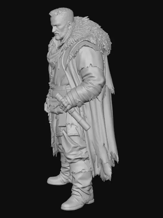 3D model for Rugged Wanderer