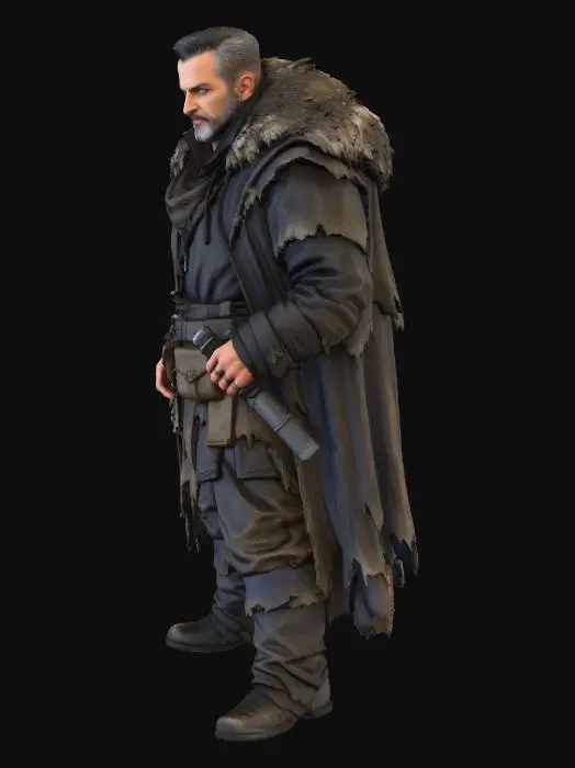 3D model for Rugged Wanderer