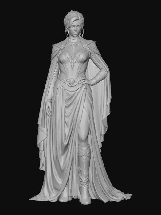 3D model for Enigmatic Sorceress
