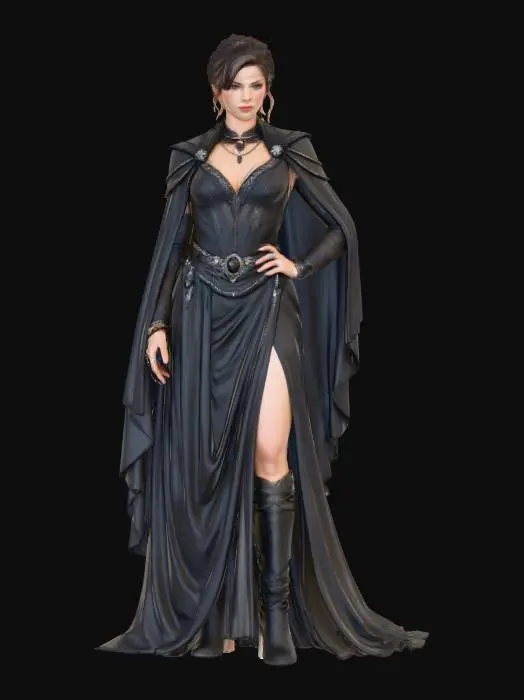3D model for Enigmatic Sorceress