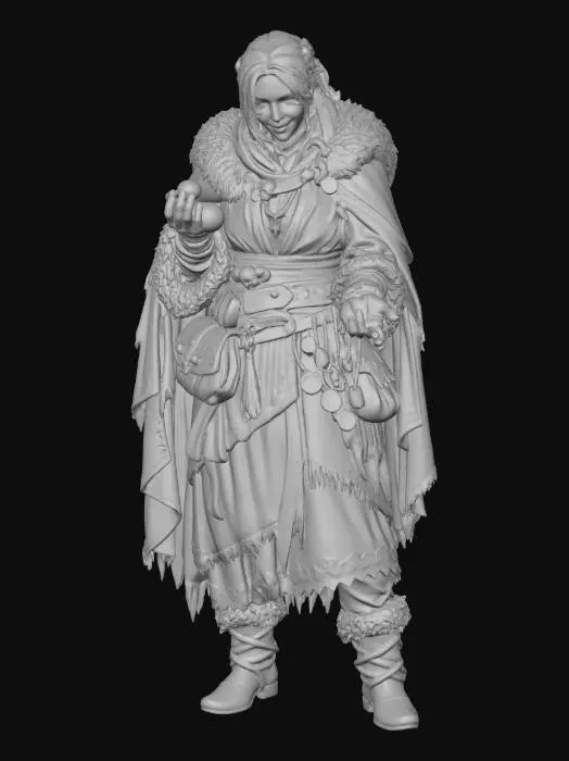 3D model for Mystic Merchant