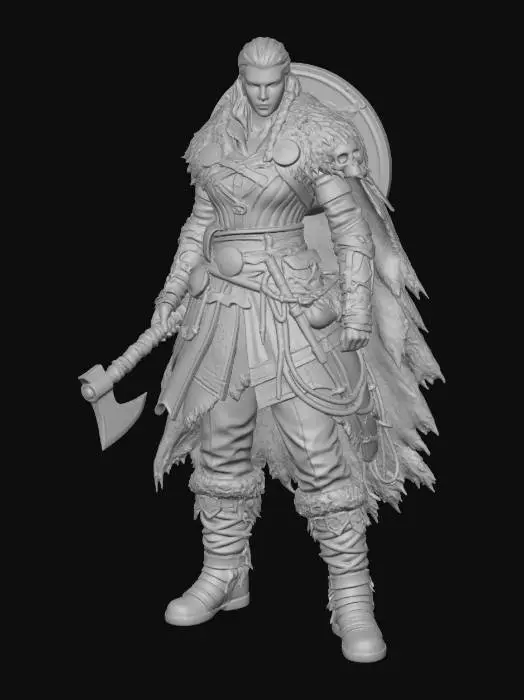 3D model for Eivor Viking