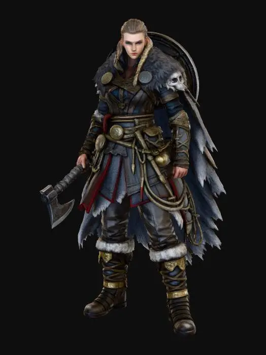 3D model for Eivor Viking