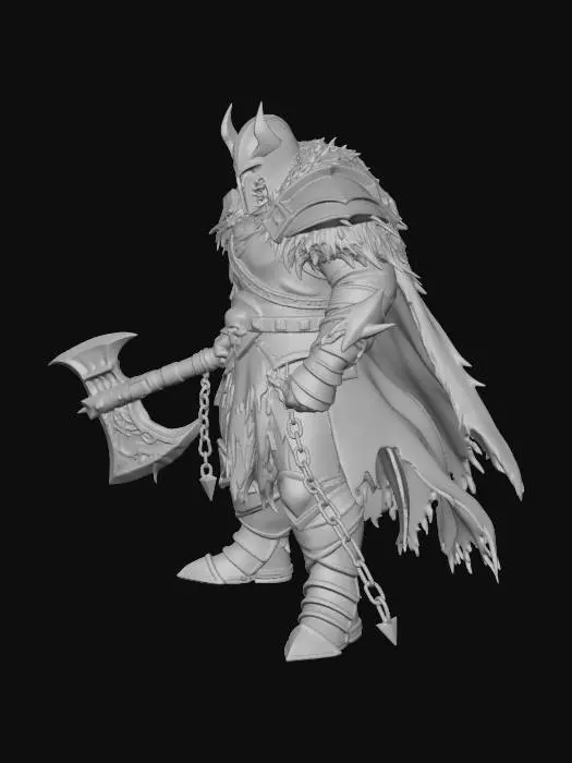 3D model for Frostbane Warrior