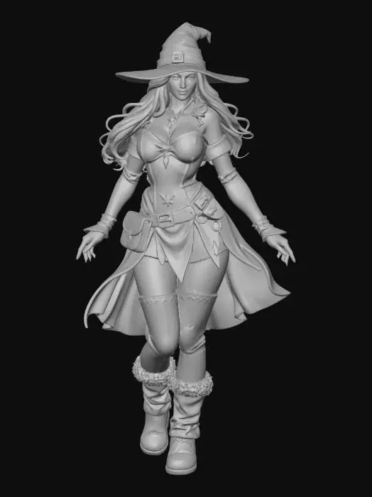 3D model for Enchantress in Brown