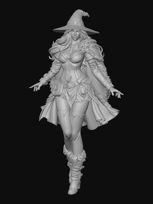 3D model for Enchanted Sorceress